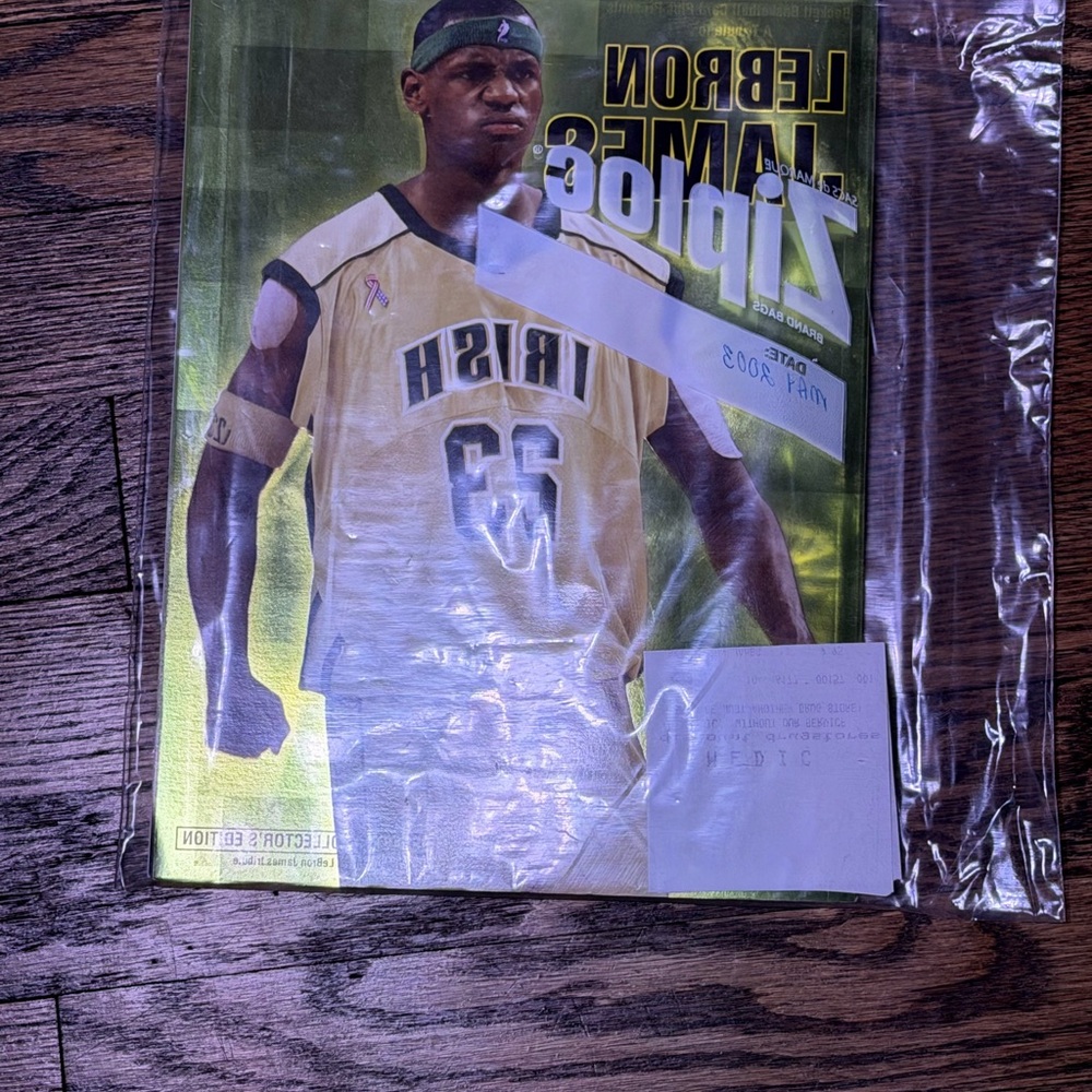LEBRON JAMES Beckett Collector's Edition Tribute Magazine 2003 SVSM IRISH #23 RC - Picture 5 of 5